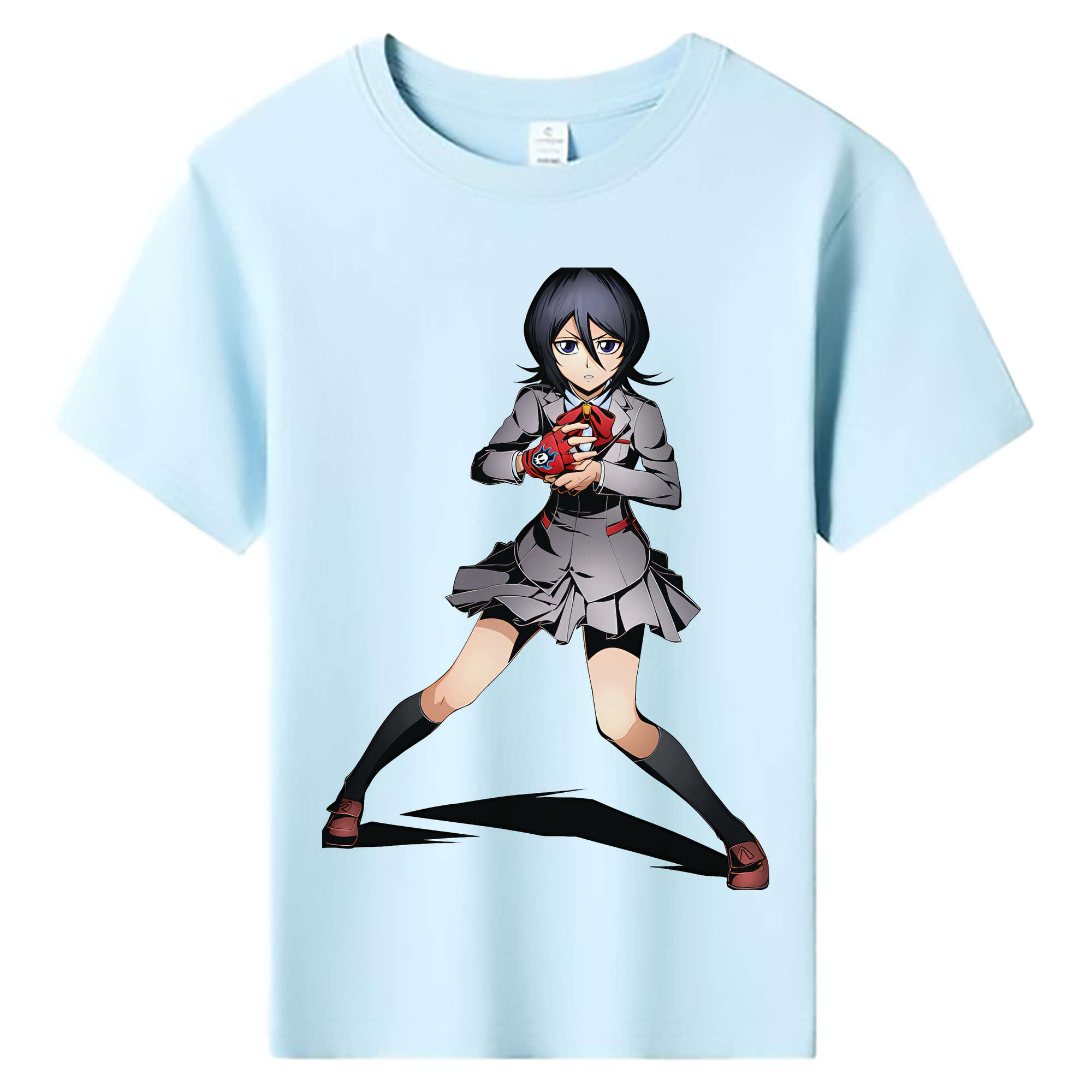 （画像用） ブリーチ 朽木ルキア BLEACH Kuchiki Rukia 綿100％キッズTシャツ（フロントプリント）